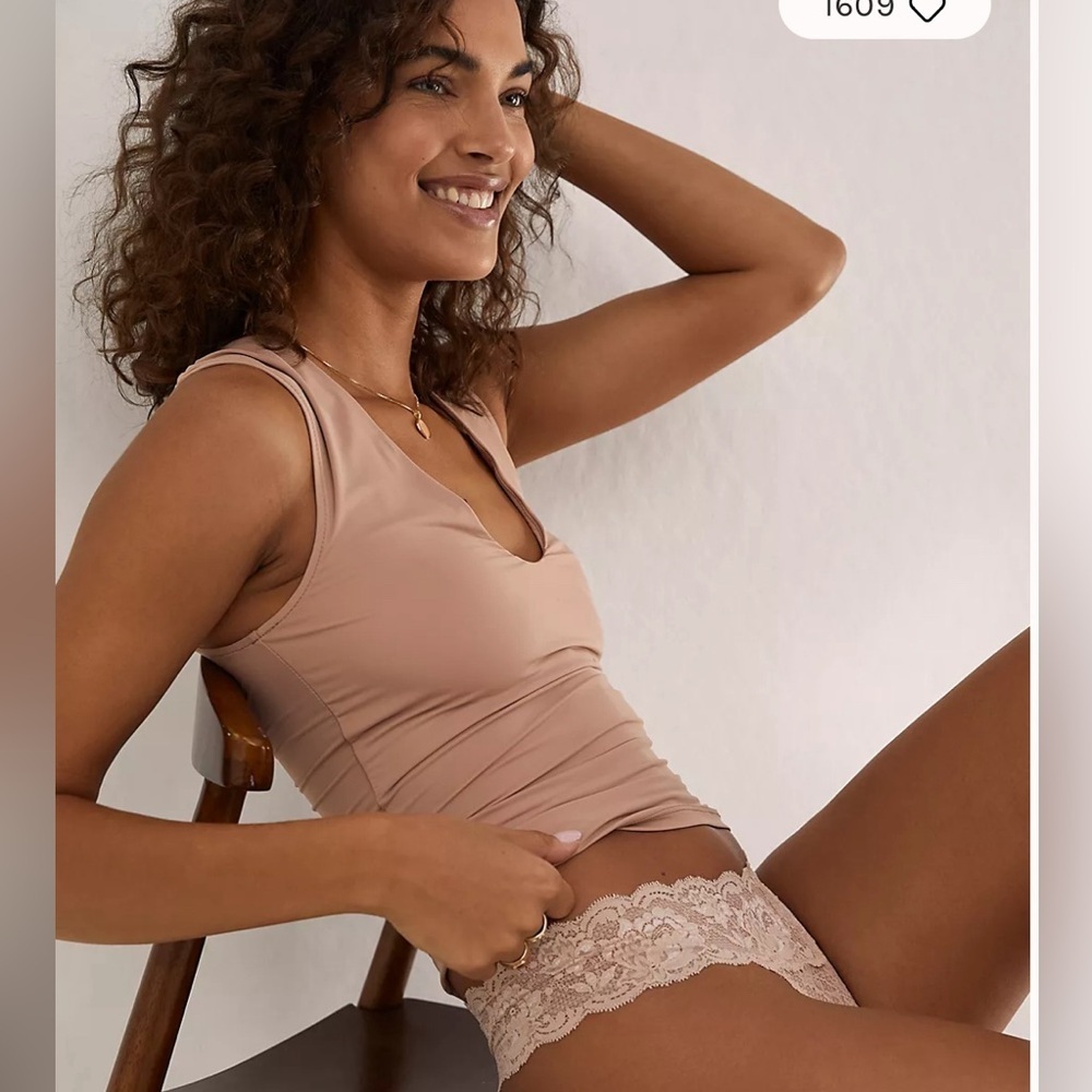 FREE PEOPLE - Second Skin Cami in Nude Tone Size Small